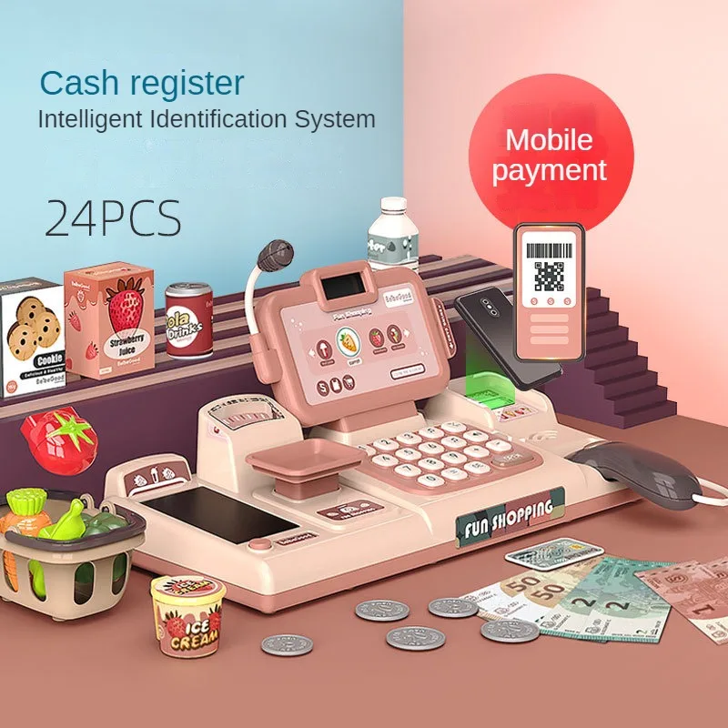 

Multifunctional Cash Register Toys New Simulation Supermarket Cash Register Children's Early Childhood Education Interactive Toy