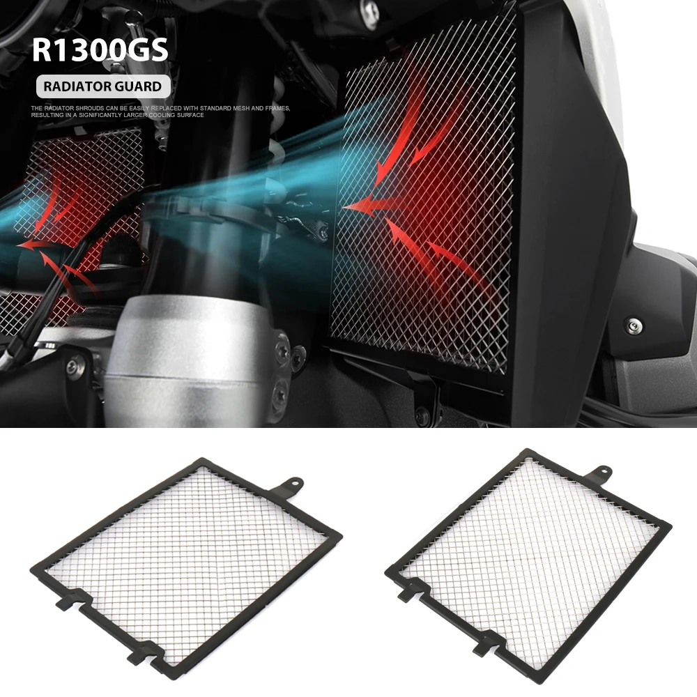 

For BMW R1300GS R1300gs Adventure R 1300 GS ADV Motorcycle Radiator Guard Grille Cover Protection Cooler Guard 2025 2024 2023