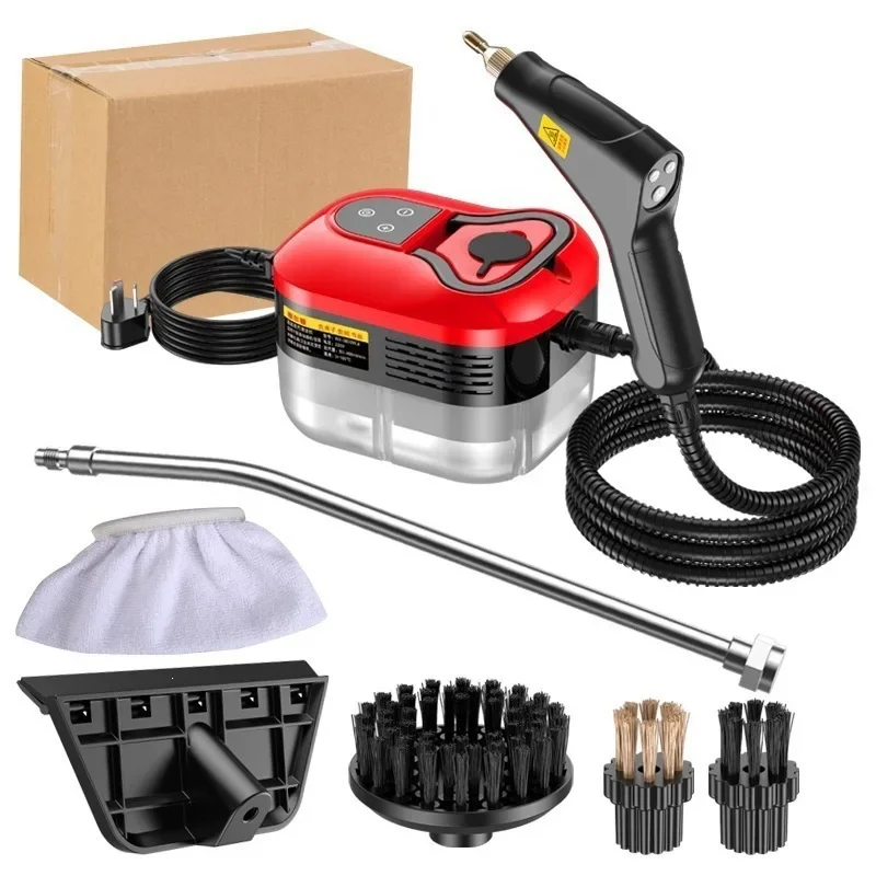 1600W High Temperature Steam Cleaner 1.2L Large Capacity Instant Heat Home Kitchen AC Degreasing Washing Machine Powerful