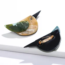 fashion bird acrylic brooch women's animal corsage accessories pins