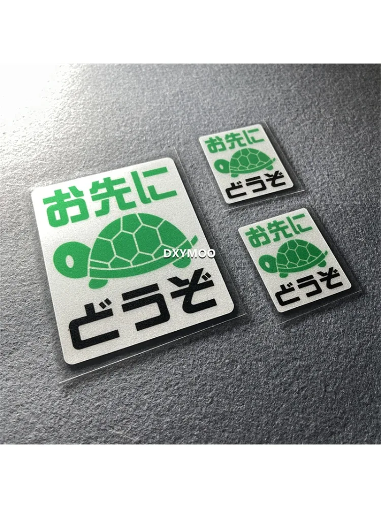 AliExpress NONE Japanese Turtle First Car Sticker, Waterproof Vinyl Decal for Auto, Truck, Motorcycle, Bike & Laptop, Fun Vehicle Decor Applique