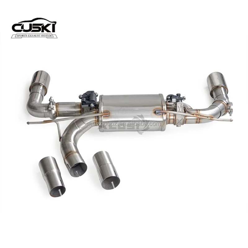 Tubo de escape cat-back para bmw 330i 340i f30 2.0t 2013-2018 sistema de escape de válvula inteligente de alto desempenho acessórios de escape de carro