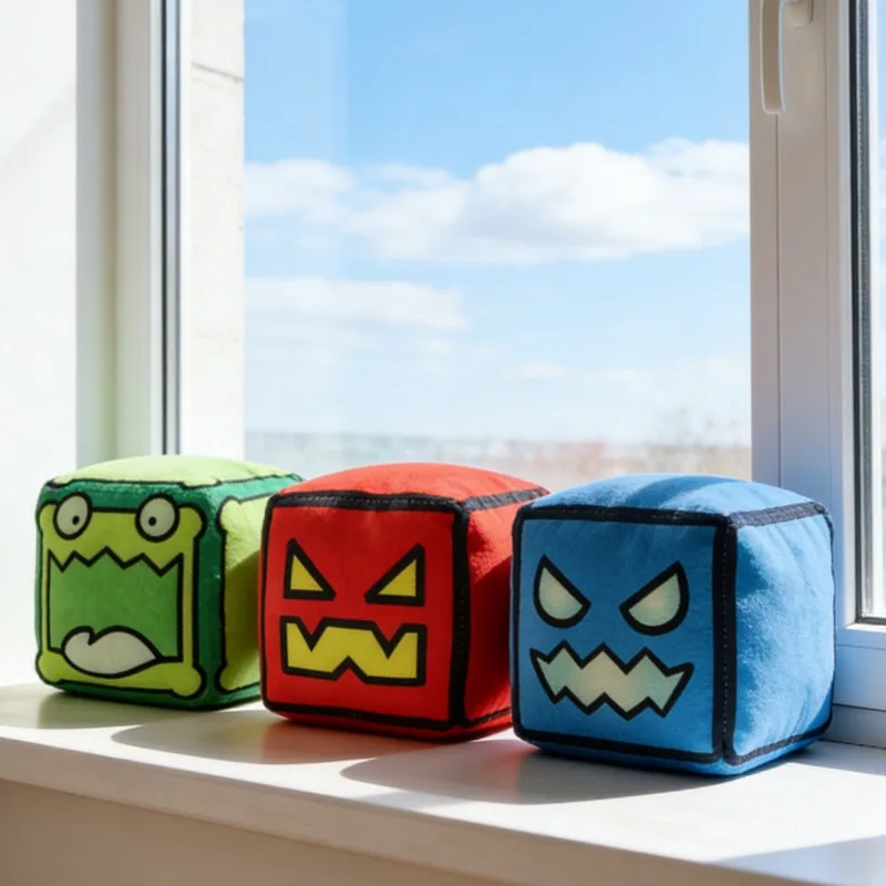 Geometryy Kawaii Throw Pillow Cute Stuffed Cushion Soft Sleep Neck Pillow Chair Back Cushion Anime Gaming Accessory Home Decor view 3
