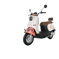 YJQ electric motorcycle 60V lead-acid 100 kilometers battery life scooter battery car takeaway two wheels