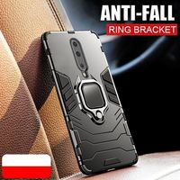 For Oneplus 3T 5T 6T 7T Pro Phone Case, Silicone TPU and Hard PC Cover Magnet Stand Rotation Ring Multi Protection Casing