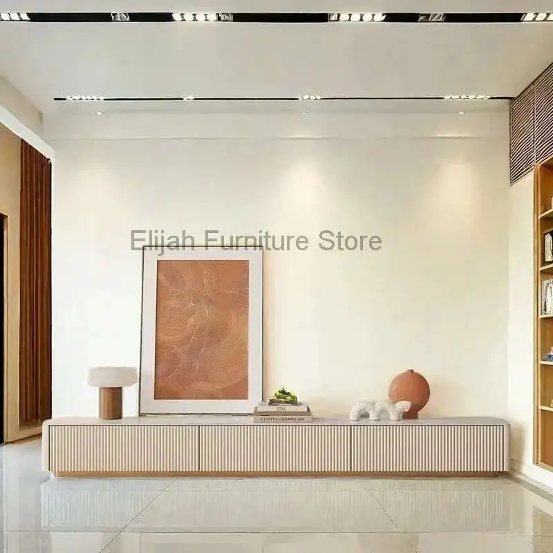 Luxury Tv Stand Modern Living Room Furniture Aesthetic Salon Unit Cabinet Design Console Full Dining Storage Table Home