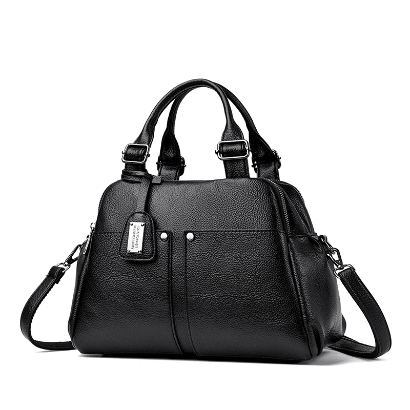 

Модные женские сумки из искусственной кожи на молнии, сумки-мессенджеры, повседневные женские однотонные сумки через плечо для женщин, новая однотонная сумка через плечо