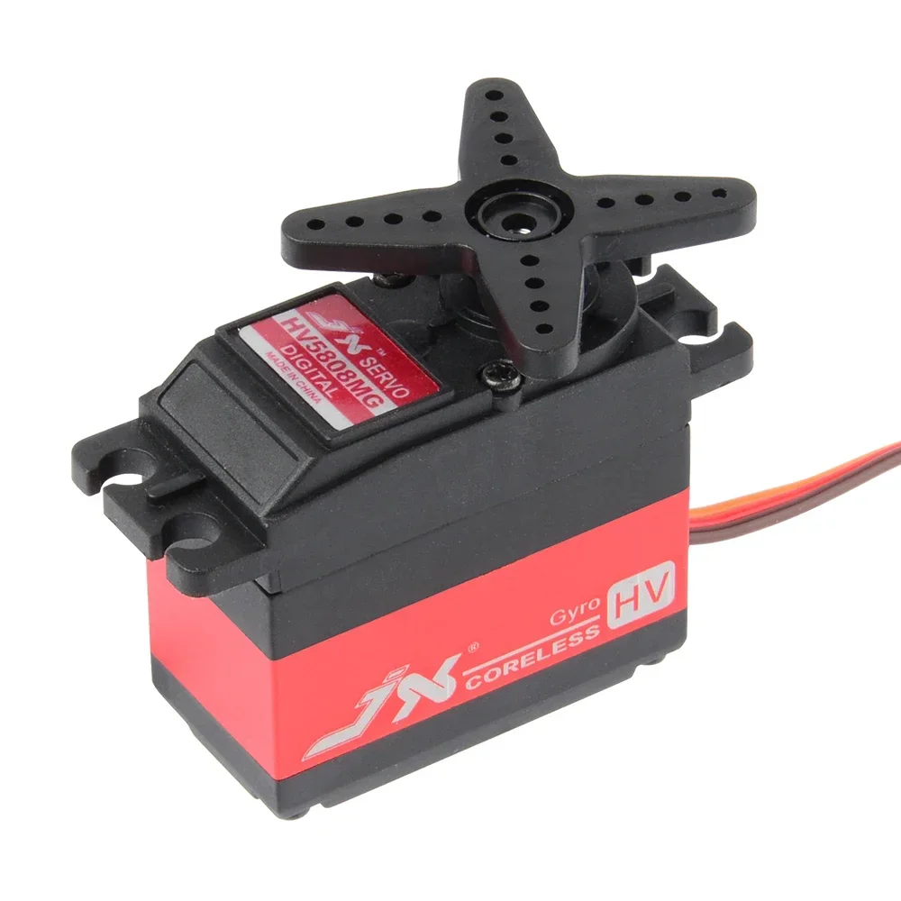 JX RC Servo PDI-HV5808MG 7KG Étanche En Métal D'engrenage HV Couple ÉWerNumérique Sans Noyau Servo Moteur Pour RC Voitures Robot UAV Drone FPV