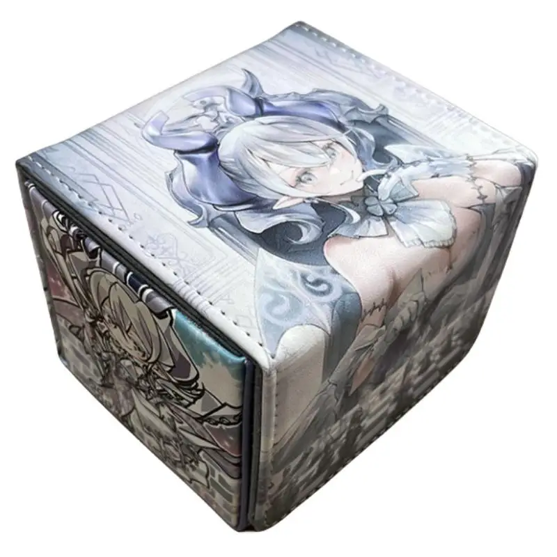 Yu-Gi-Oh Card Case Labrynth Sky Striker Ace-Kagari Evil Twin Baronne Leather DIY Action Toy Figures Game Collection Storage Box