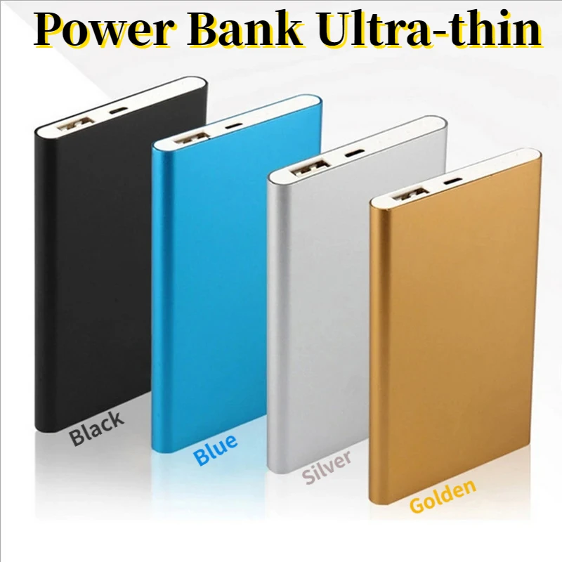 10000mAh Portable Power Bank Ultra-thin Fast Charger External Backup Battery for IPhone Xiaomi Mobile Phone Samsung Powerbank