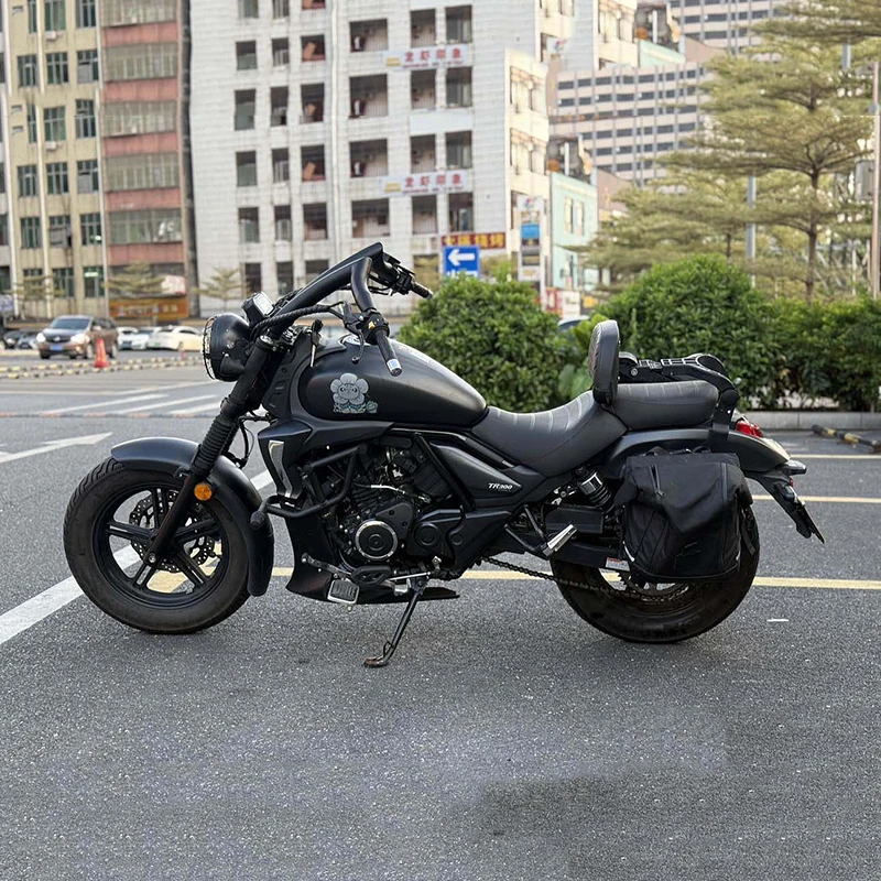Motorcycle 2 inches / 51MM thick handle Ape Hanger handlebar compatible Modified handlebars For Haojue TR300 Plus Haojue TR300