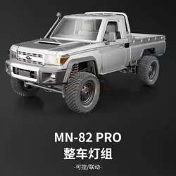 Nowy zestaw świateł samochodowych Mn82 Pro 1:12 Retro Rc Car z oświetleniem LED Pełnoмасштабна symulacja Lc79 Professional 4wd Pickup Rc T