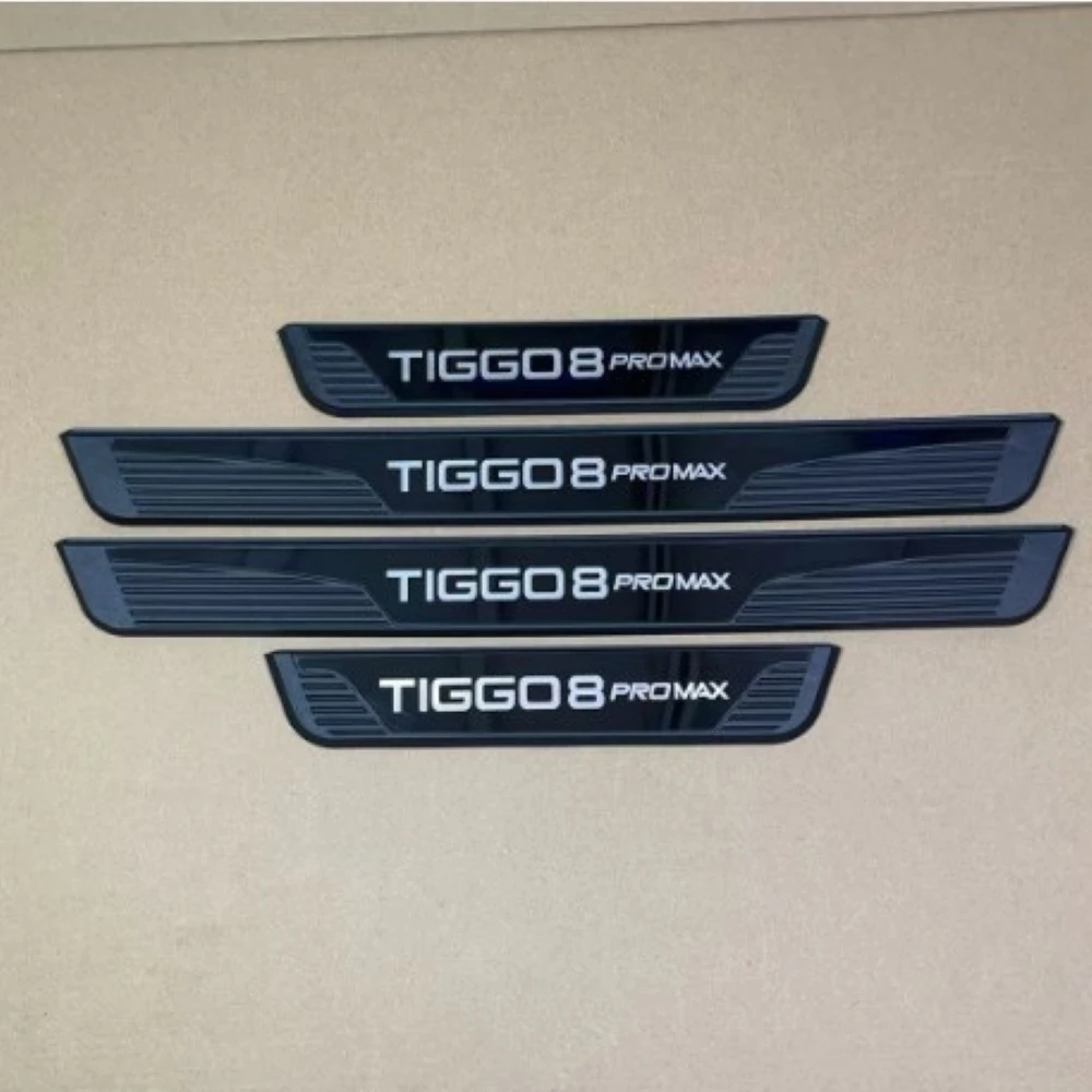 For CHERY TIGGO8 TIGGO 8 PRO MAX 2027 2026 2025 2024 Door Sill Kick Scuff Plate Protector Sticker Guard Pedal Car Accessories
