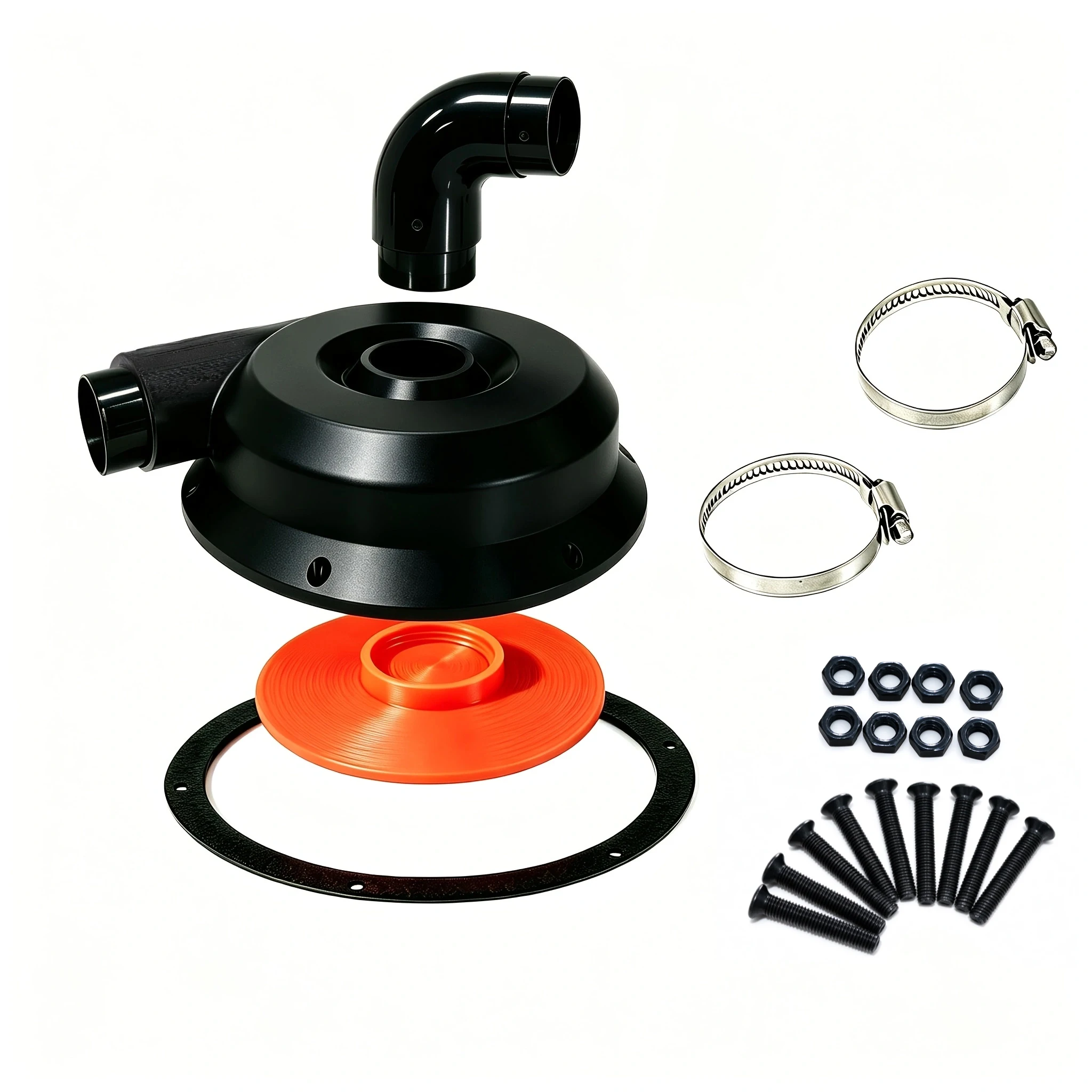 Woodworking Dust Collection Bucket Wind Cover 3D Printed Cyclone Separation Dust Cover Complete Set of Accessories
