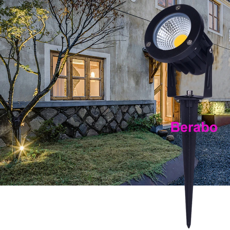 Neue Stil COB Garten Rasen Lampe 230V 220V 110V 12V Outdoor LED Spike-Licht 5W 7W 9W 12W Pfad Landschaft Wasserdicht Spot Lampen – Detail 1