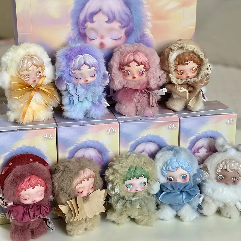 

Подлинная POPMART Skullpanda, легкий плетеный садовый брелок для ключей, слепая коробка, зимняя мелодия, милый подарок на Рождество, день рождения, модная игрушка