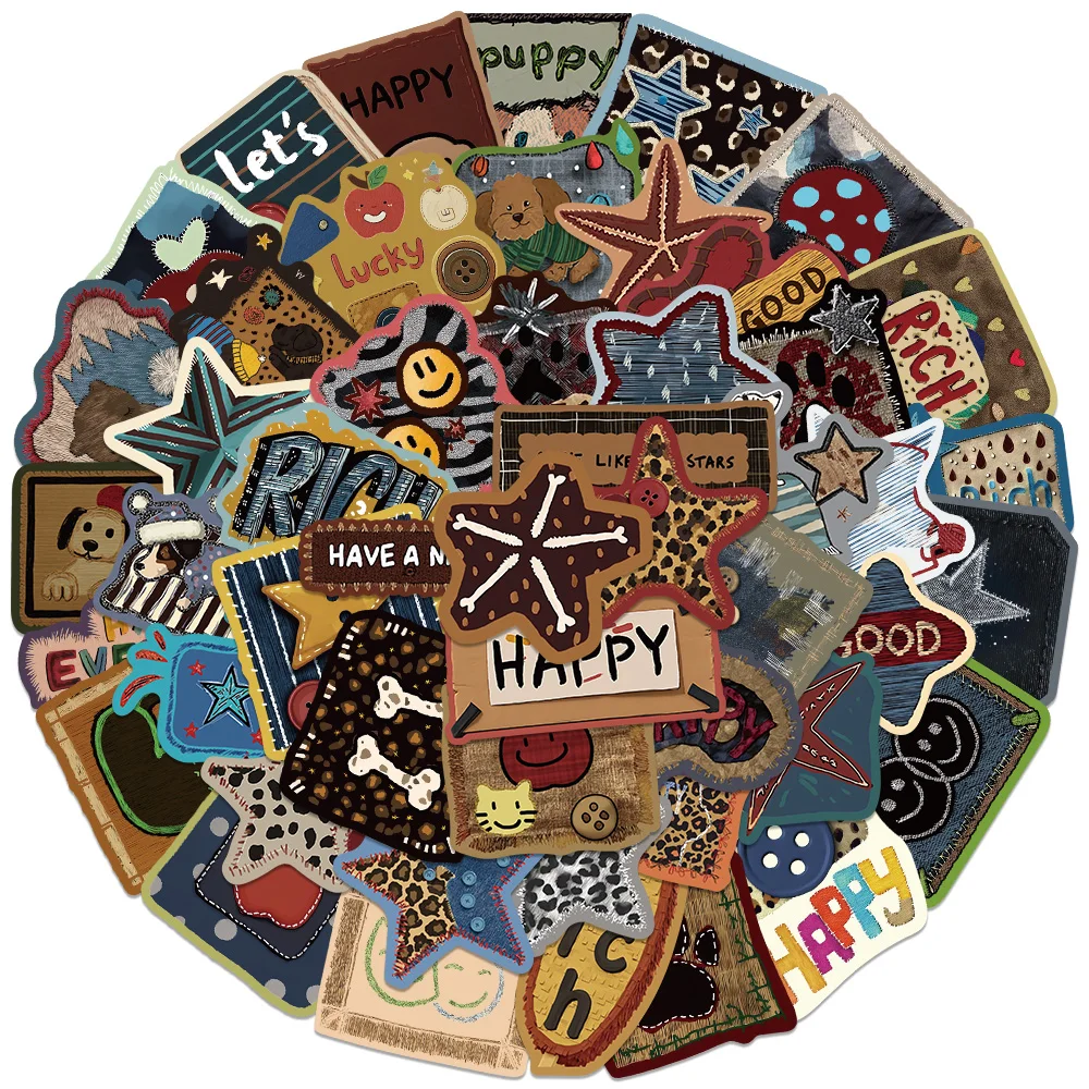50PCS American Street Graffiti Stickers for Skateboard Luggage Wall Laptop Case Room Cool Street Decoration