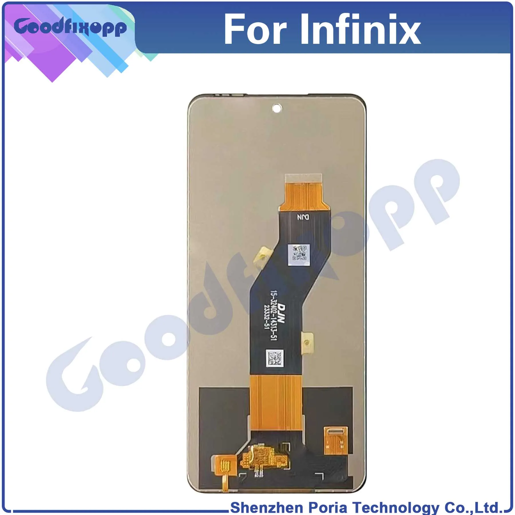 For Infinix Smart 8 X6525 Hot 40i X6528B X6528 / Tecno Spark Go 2022 2023 2024 BG6 LCD Display Touch Screen Digitizer Assembly