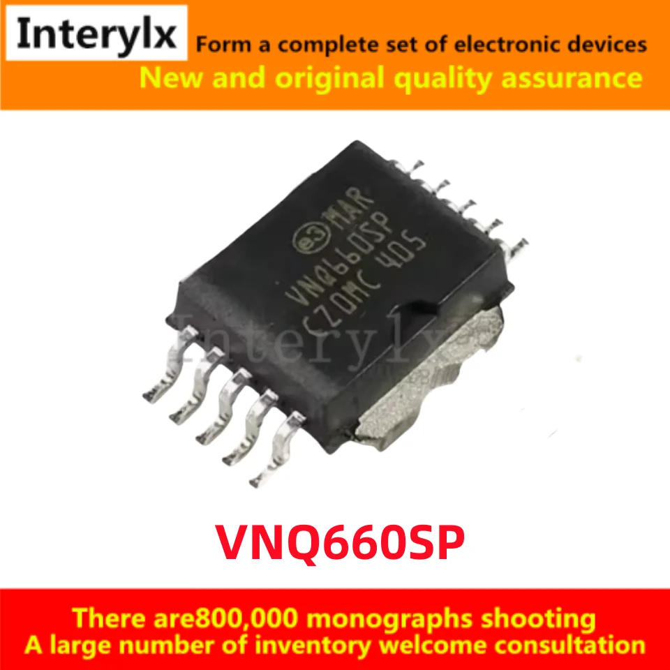 1Pcs/Lot Original VNQ660SPTR-E VNQ660SP VNQ660 Package HSOP-10 Distribution Switch IC Automotive Chip