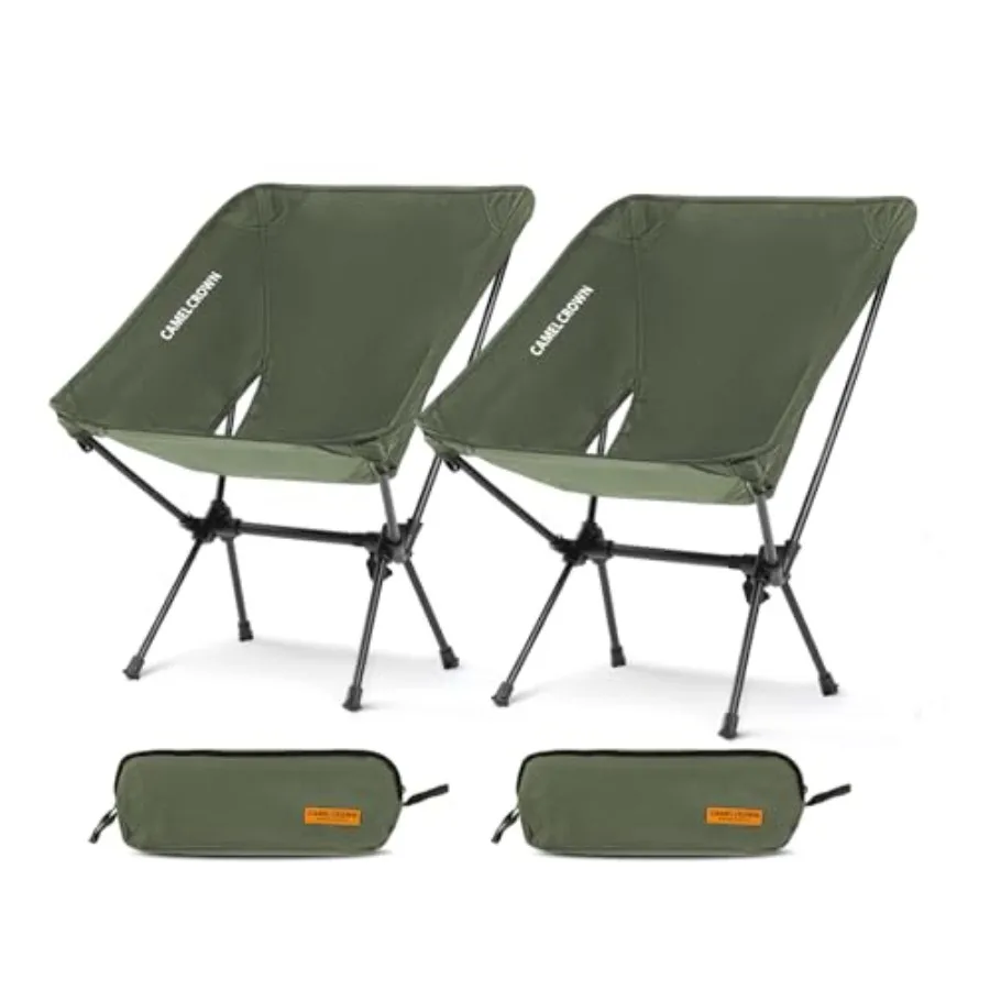 

Portable Camping Chair Folding Compact Lawn Lightweight Backing Chair with Carry Bag for Outdoor Hiking Beach Travel Picnic Fes