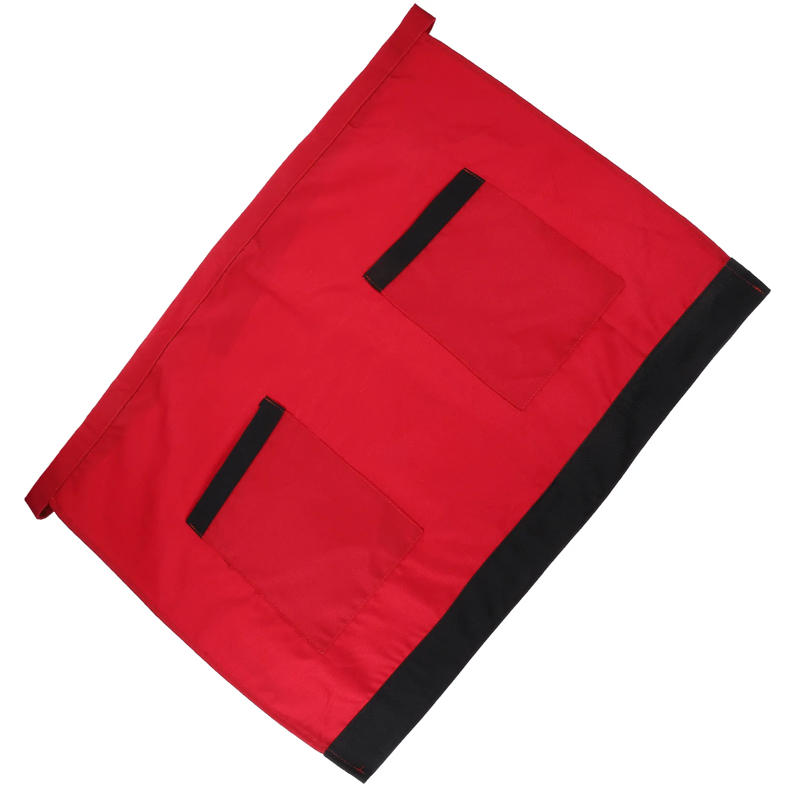 

Black Short Pockets for Cafe Restaurant Use Fade Proof Wrinkle Resistant Serving Waiter Cafe Aprons Cooking Apron