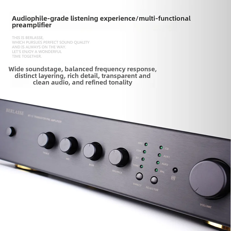 BREEZE 2025 latest new fever field effect amplifier dual 1794 decoder Bluetooth 5.4 HIFI power amplifier front