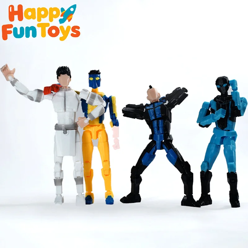 

3D Printed Invincible Boy Multi-Jointed Movable Model T13 Dummy Figure Anime Collectible Model Toy For Kids Gifts