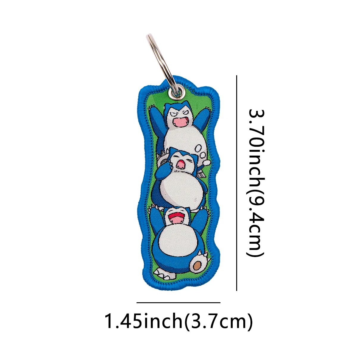 1PCS Cute Monsters Cartoon Keychain for Motorcycles Key Ring Women Men Key Tags Key Fobs Holder Accessories Jewelry Gifts - view 2