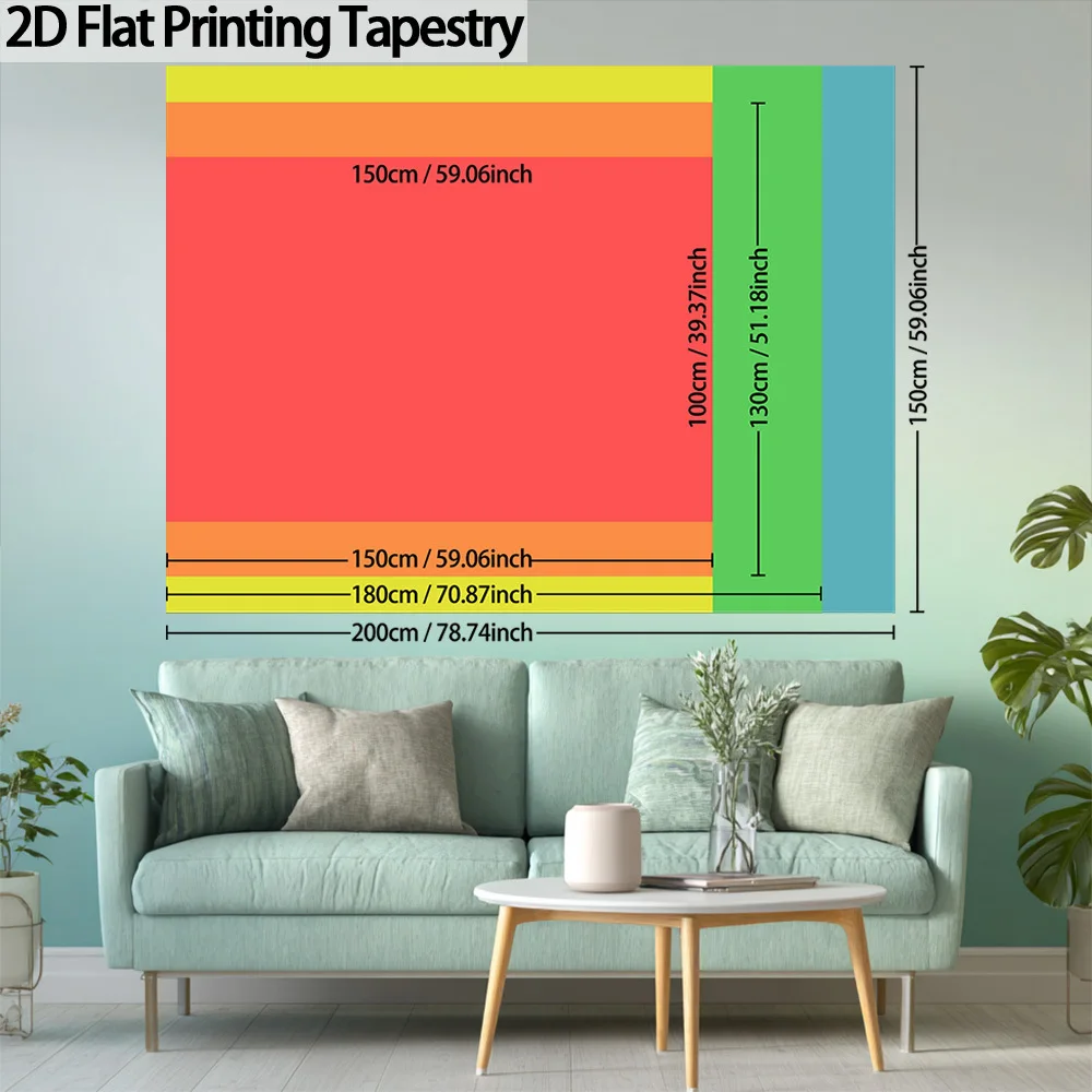 2D Flat, 1pc White Daisy Botanical Print Floral Tapestry - Dark Green Foliage & Yellow Centers on Dark Background, Horizontal Po