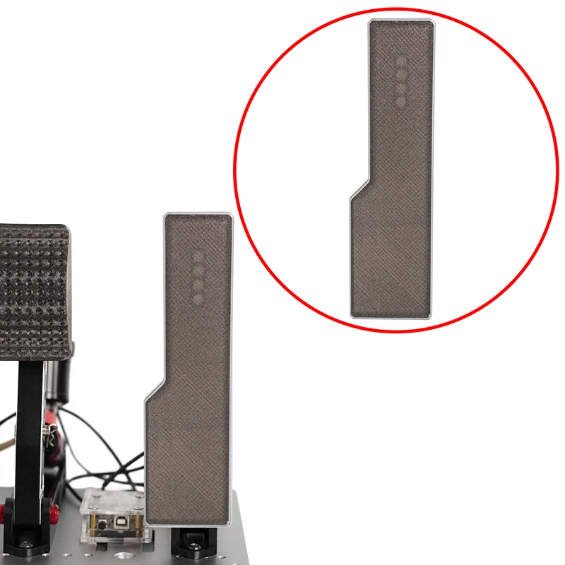 1PCS Long Throttle Plate for Simagic P2000 Sim Racing Simulator Extended Throttle Panel 3D Printed Foot Pedal Accessory