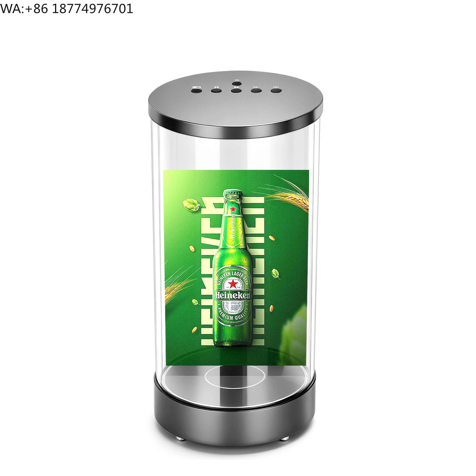 7 Inch Android 7.0 Advertising Display with RK3128, 1GB+32GB, Dual WiFi for Commercial, Retail and Exhibition Use