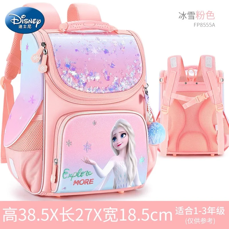 Original Disney Frozen backpack Elsa Anna Snow Queen Cute Backpacks kids School Bag Breathable backpack girls gift High Quality