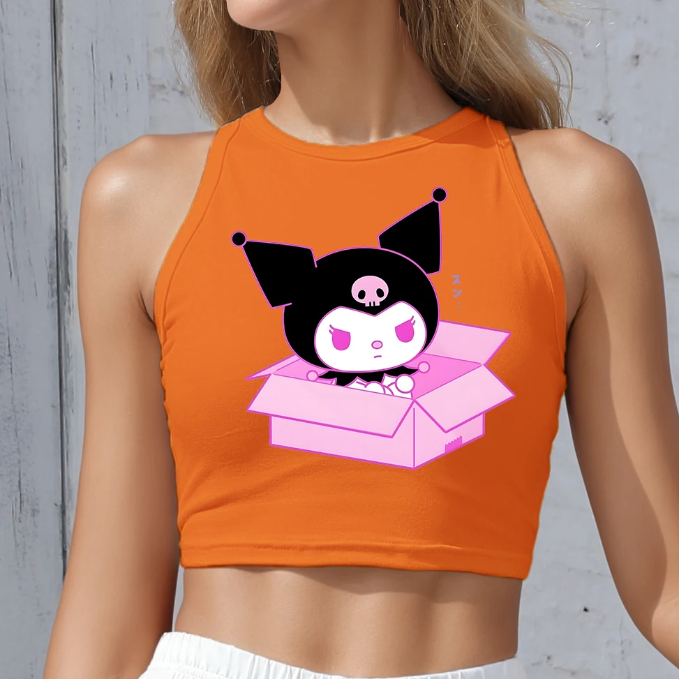 

Y2K TOPS KUROMI SHOUJO CLOTHES off shoulder crop TOPS WOMAN KUROMI SHOUJO CLOTHES off shoulder