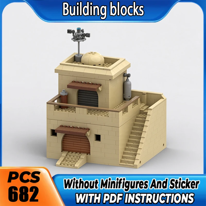 MOC Building Blocks Multi-Level Residential HabUnit Model DIY Assemble Bricks Collectible Toy for Adults Holiday Xmas Gift