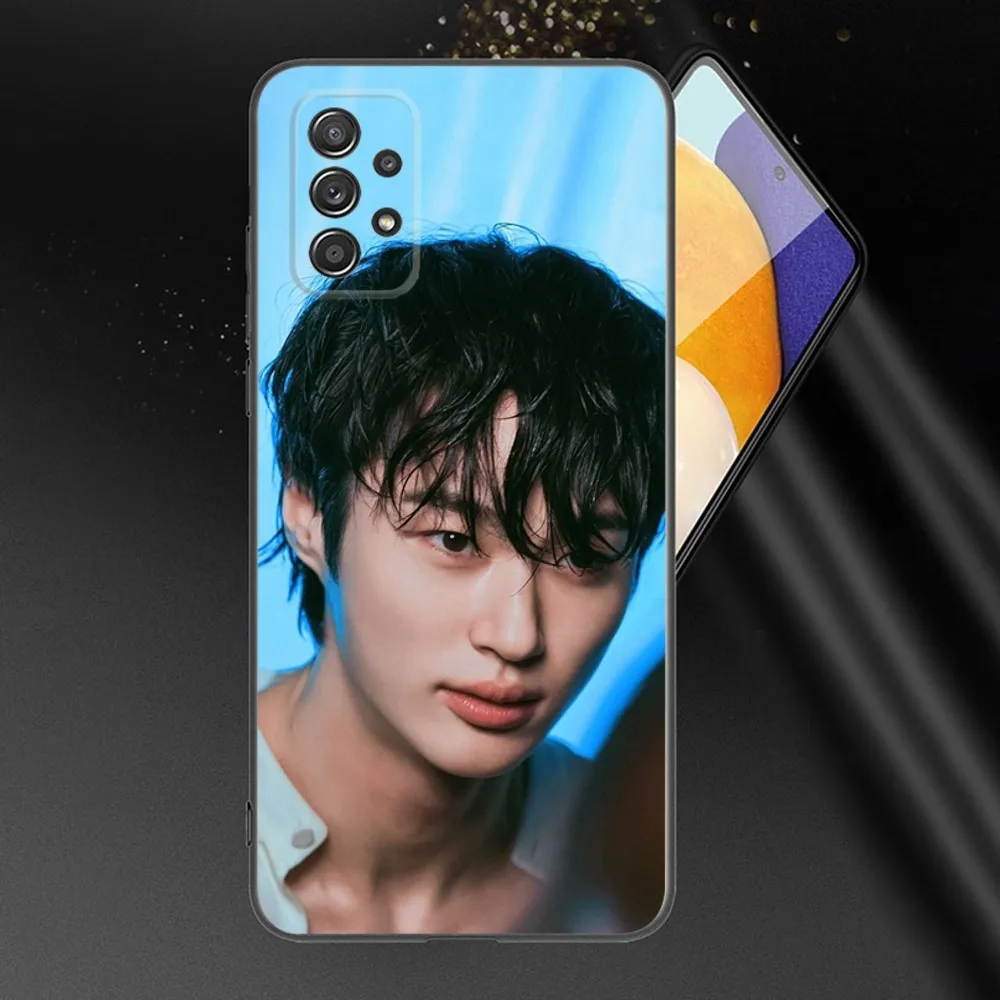 Actor B-Byeon Woo Seok Phone Case For Samsung Galaxy A13,A21s,A22,A31,A32,A52,A53,A71,A80,A91 Soft Black Phone Cover