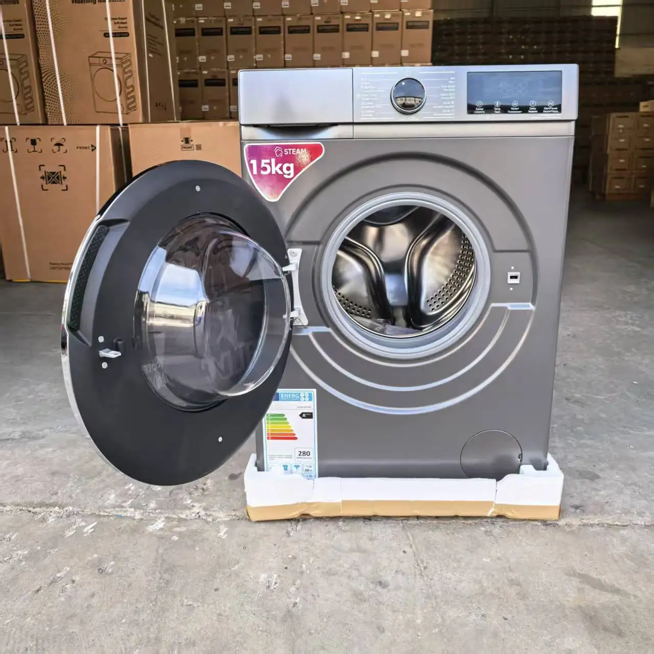 

15kg Large Capacity Semi-automatic Double Barrel Washing Machine for Household Use Double Cylinder Laundry Washer with Dry