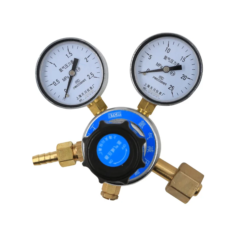 YQAR-8 Argon Pressure Reducer Regulator Gas Cylinder Pressure Gauge Argon Pressure Reducing Valve 