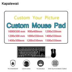 Custom Print Mouse Pad Diy Large Playmat Customized Mat 1500x550mm 1200x500mm XXXL Size Mousepad Keyboard Desk Mat