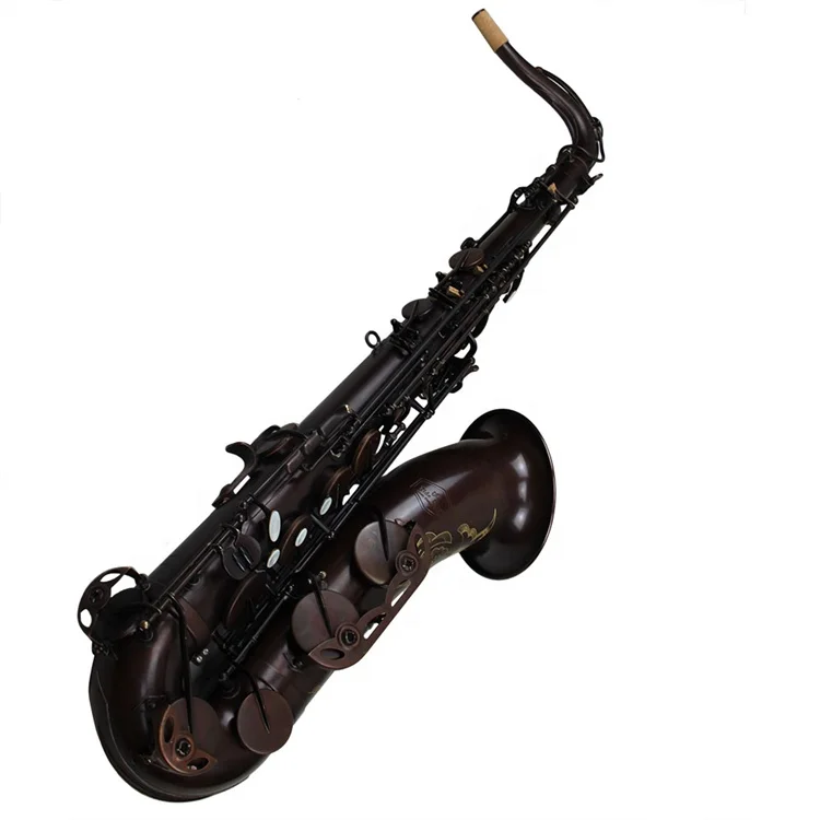 Professional Coffee Vintage Color Tenor Saxophone