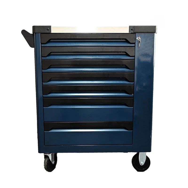 Metal Iron Steel 7 Drawers Professional Tool Storage Cabinet Toolbox Trolley