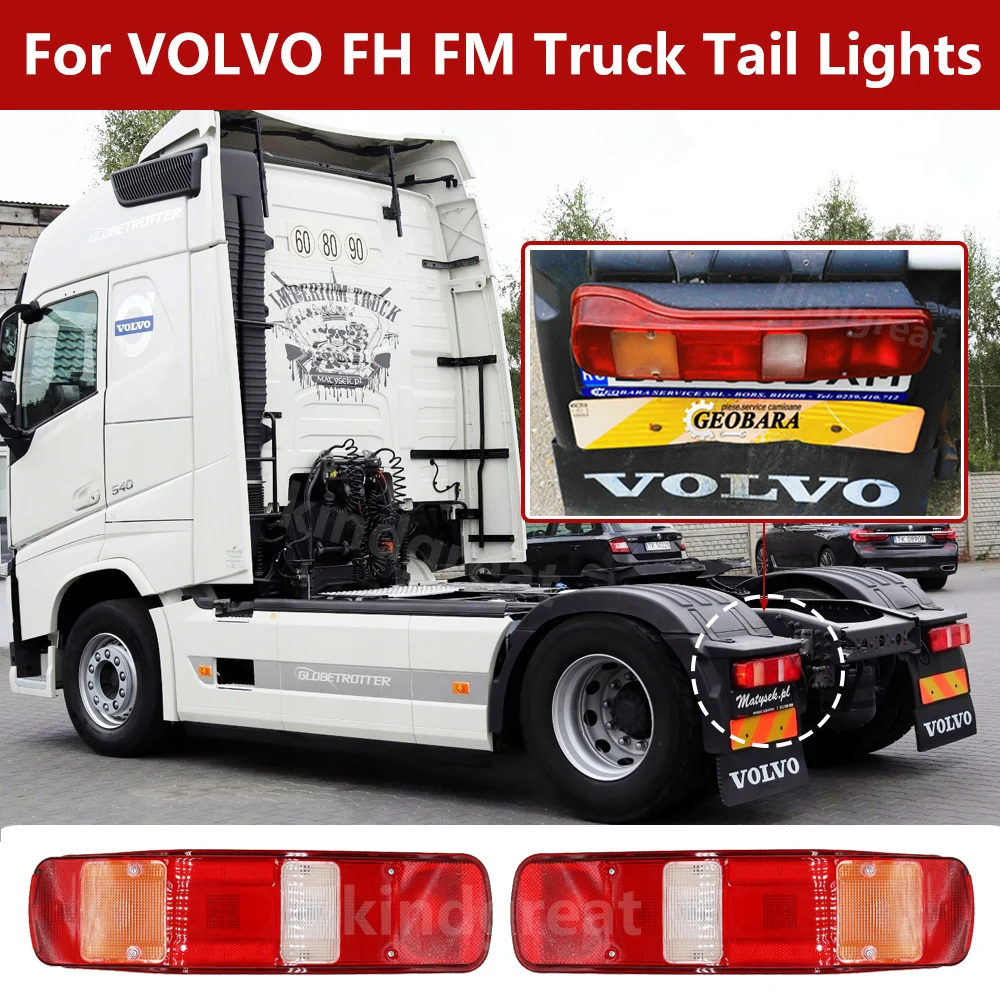 For VOLVO FH FM European Truck Body Parts LH 20565103 RH 20565106 Trailer Truck Tail Lamp Rear Light 21063895 21063875