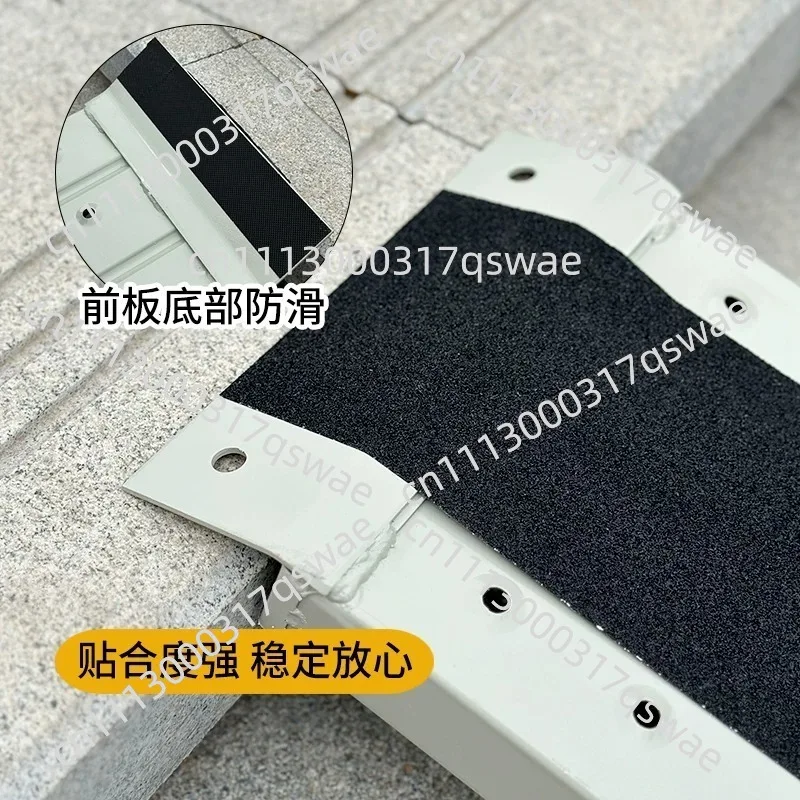 Barrier-free ramp board Motorcycle wheelchair electric vehicle loading artifact up stairs steps ramp board