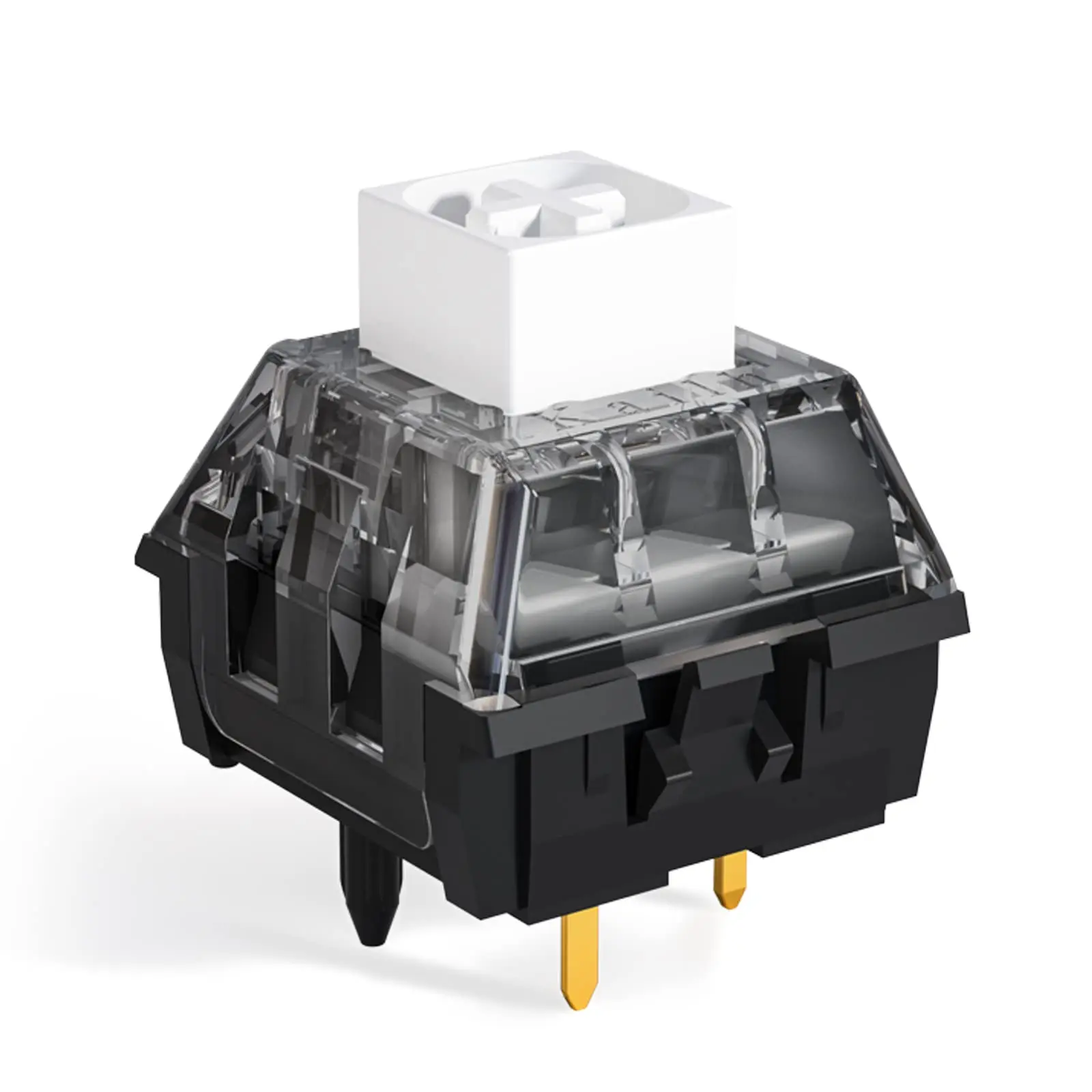 Kailh Box White V2 Switch Mechanical Keyboard Switches,5-Pin 45gf Clicky Pre-Lubed Waterproof 60 Gaming Keyboard Kit Switches