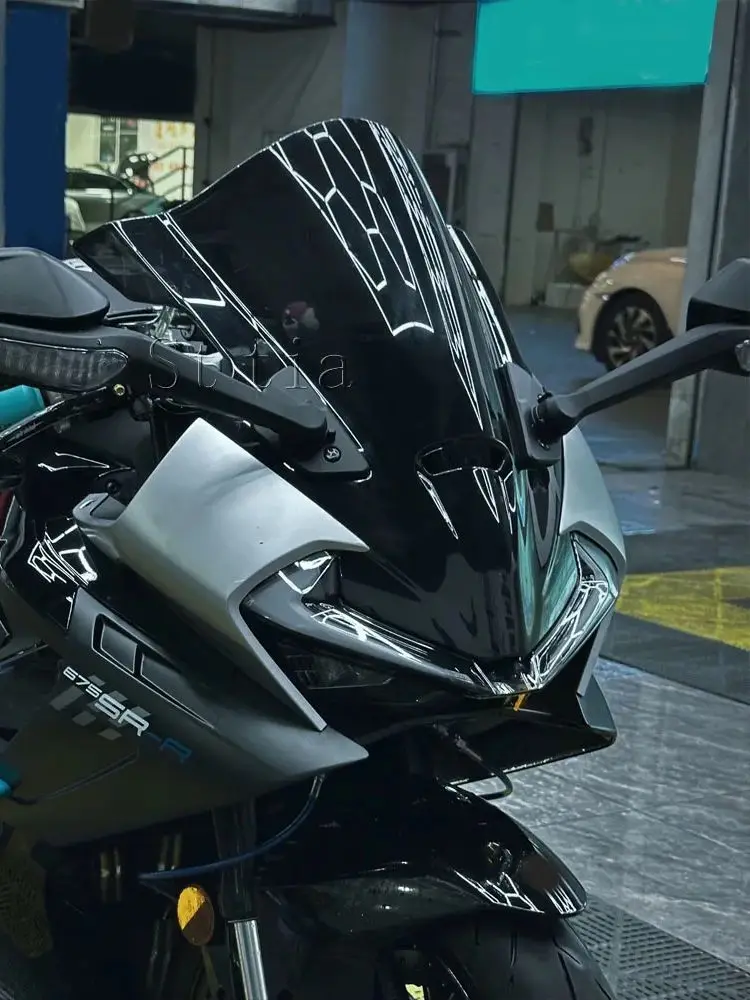 NIEUWE Motorfiets Voorruit Fit Voor CFMOTO 675SR 675SR-R 675SR R Windgeleiders 675SR Accessoires Voorspoiler - afbeelding 2