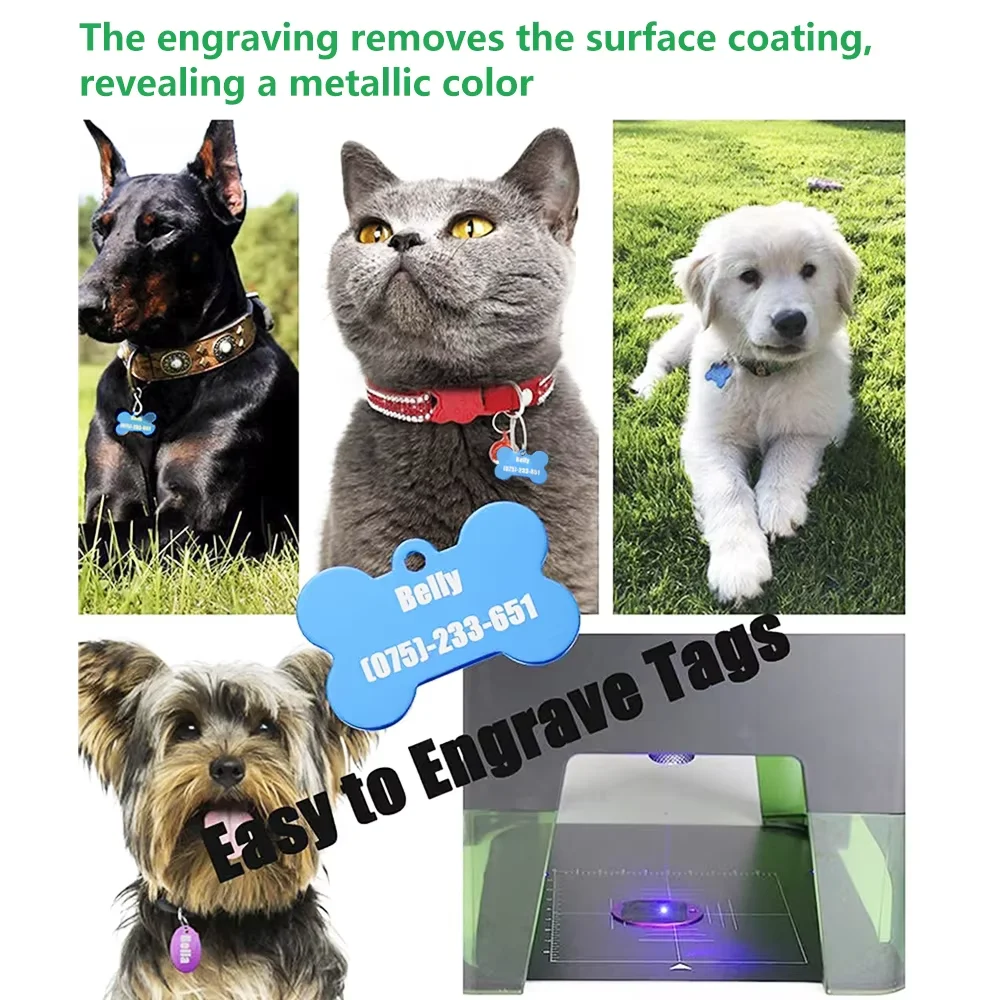 DoubleNew XN001 Portable Laser Engraving Machine Bluetooth/USB-C Connection 98mm*88mm Carved Area Support Android iOS MacOS Win