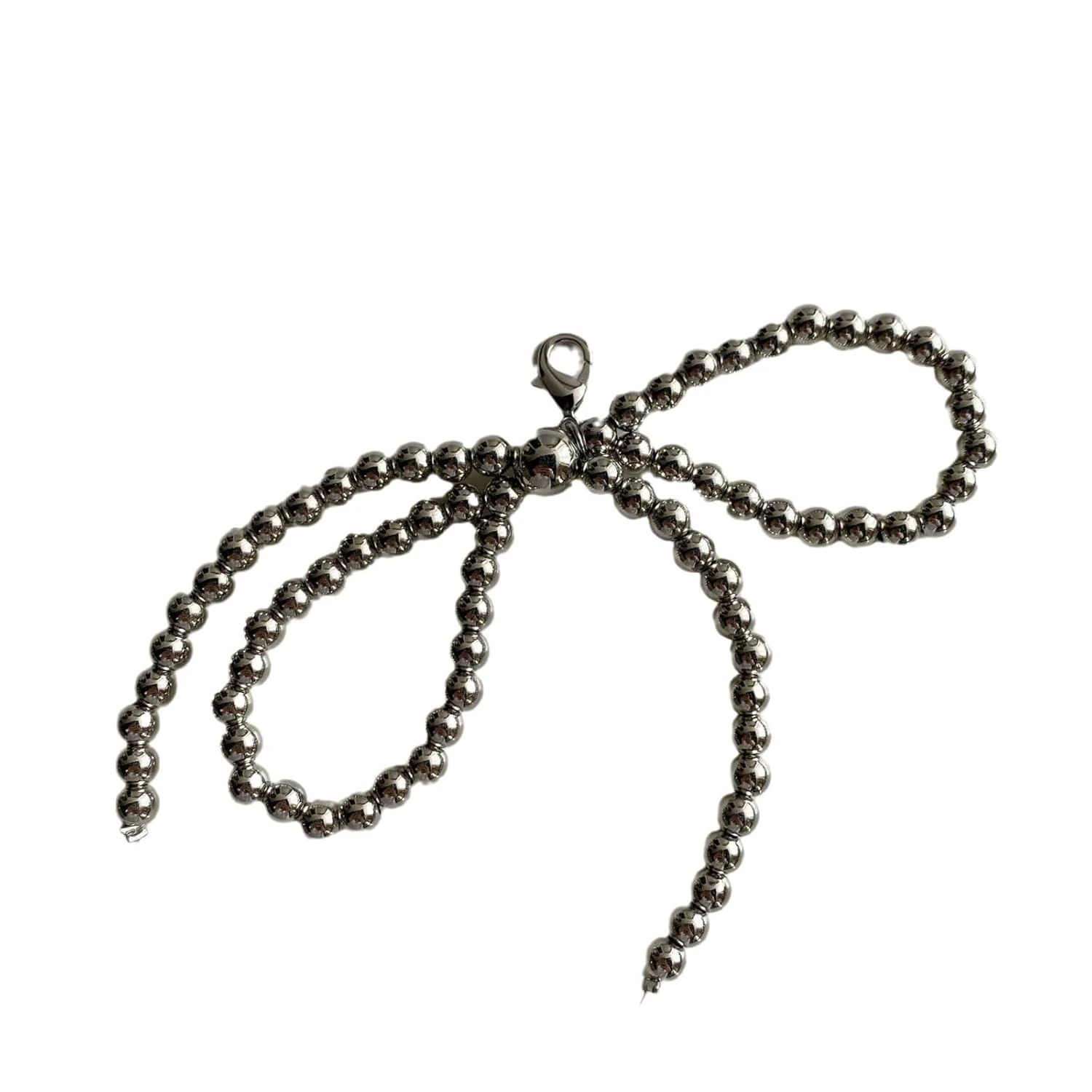 

2 pcs Pearls Bowknot Shoe Decoration Charms for Sneakers Dress Shoes Elegant Buckle Pearl Beaded Chain for Women DIY Shoe Lace C