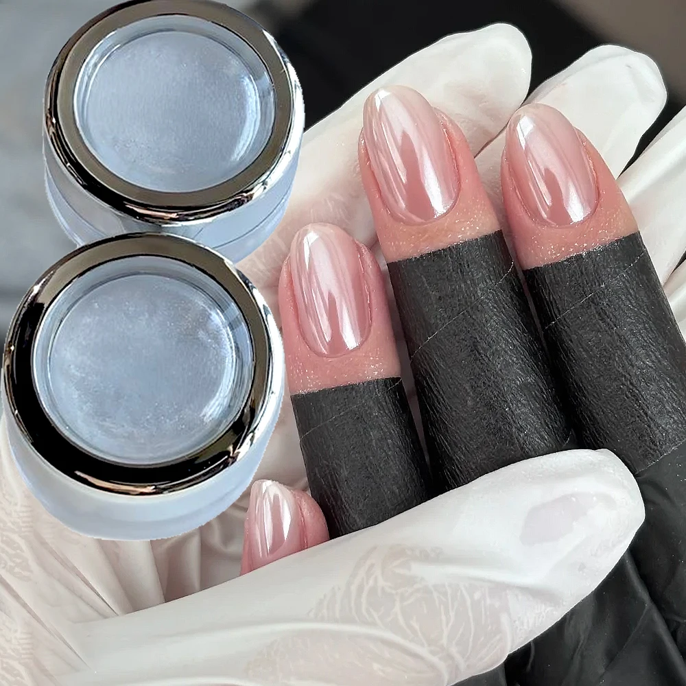 1pcs Sunlight Mirror Nail Plating Powder Bright Moonlight Highly Transparent Nail Pigment Chrome Nail Rubbing Dust Nail Decor