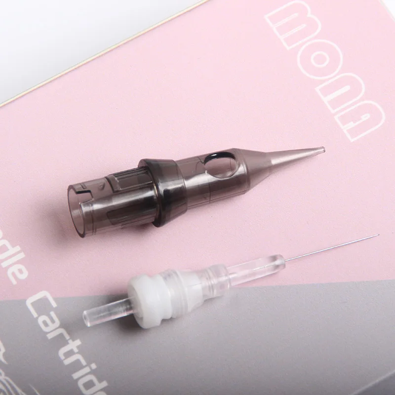 Tattoo Needle Cartridges Soft Silicone 20Pcs Round Liner Shader Standard Microneedle For Professional Rotary Tattoo Machine