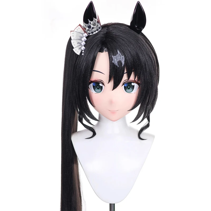 

Anime Customize Full Crossdress Masks Female/Girl Cartoon Character Kig Cosplay Kigurumi Masks BJD Resin Japanese Anime Masks