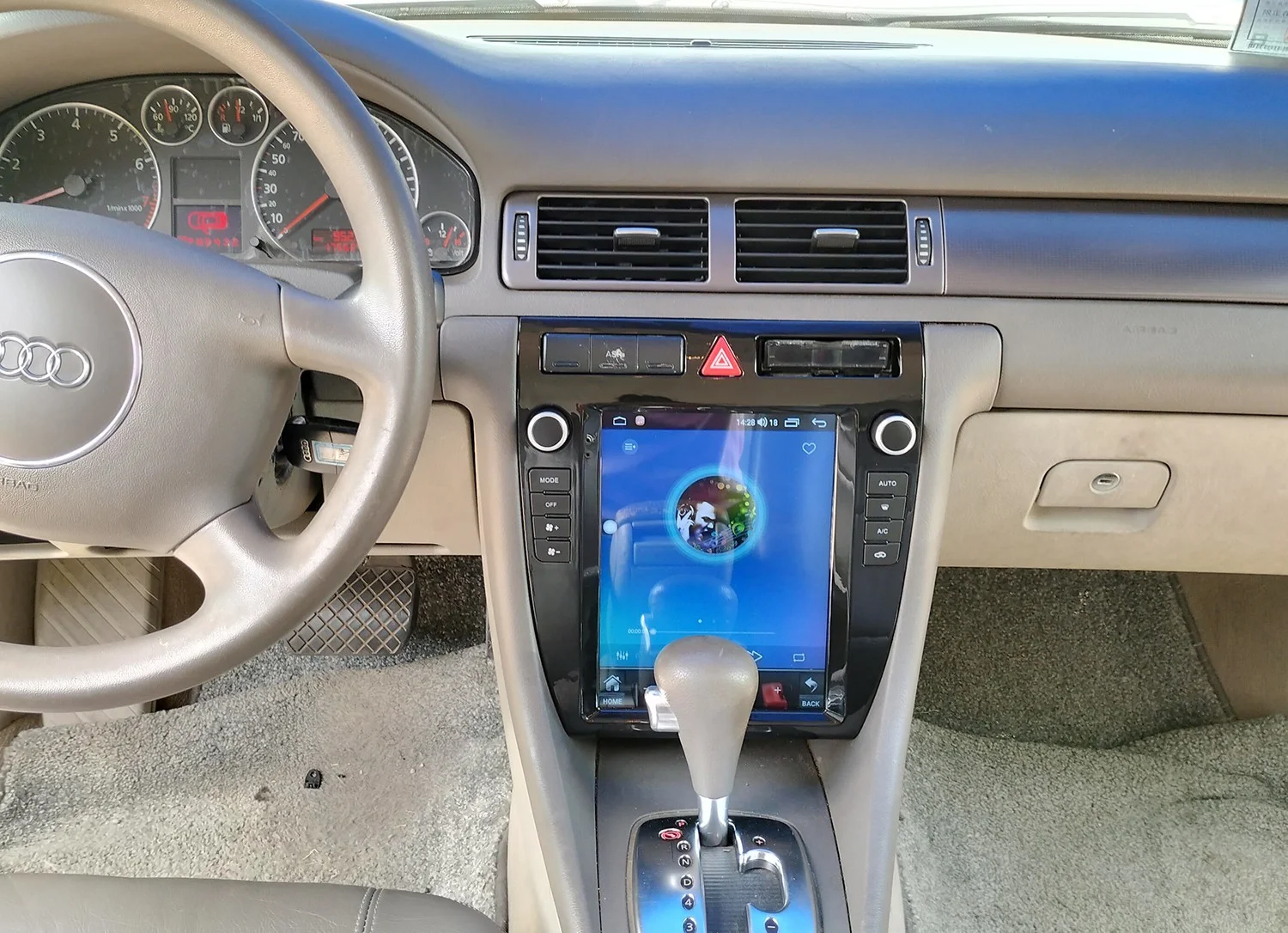 

Auto Android 14.0 Navigation GPS Stereo For Audi A6 1999-2003 Car Radio Carplay Multimedia Player Tape Recorder Head Unit DSP BT